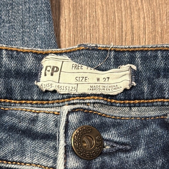 Free People | Women's Blue Jeans - W27 - Distressed wash and hem - Picture 3 of 5